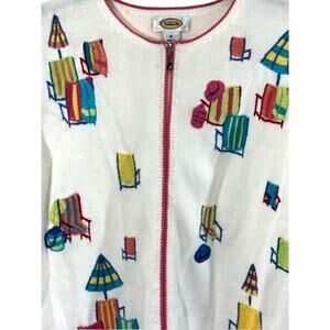 NEW!! Zipper,Embroidered,Summer,Beach,Ocean,Lakegirl,Grandma,FINALSALE! SEE PICS